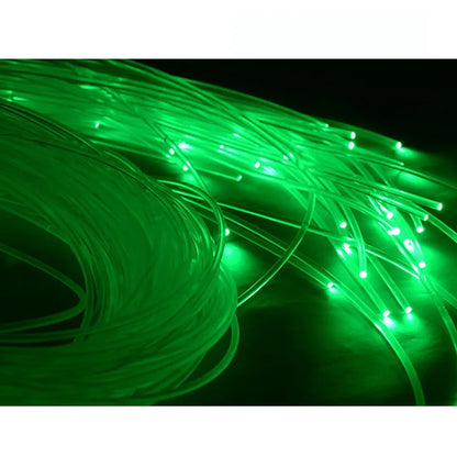 Hot Sales 1～5 Meter 0.5mm End Glow PMMA Fiber Optic Cable For DIY LED Star Ceiling Light Free Shipping