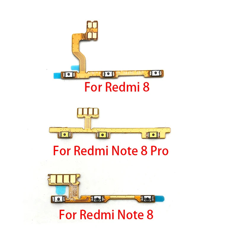 Power ON OFF Volume Camera Key Button Switch Flex Cable For Xiaomi Redmi 7 7A 8 8A 9 9A Note 7 8 8T 9 10 Pro 9s MI 10T Lite 10