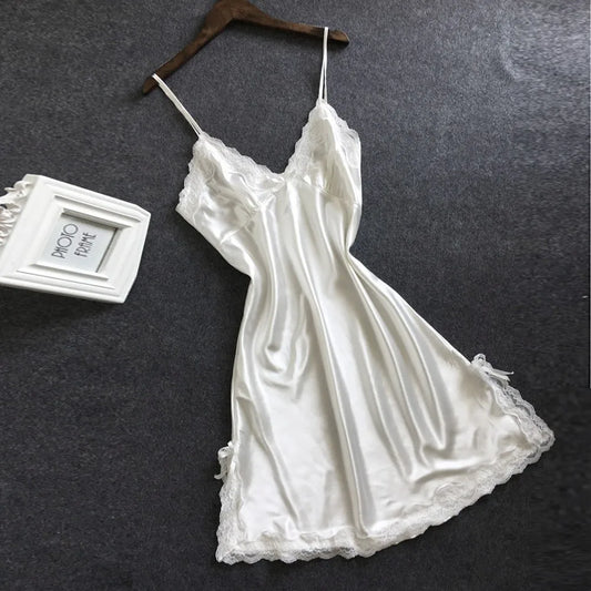 Lingerie Nighty Wedding Silk Dress