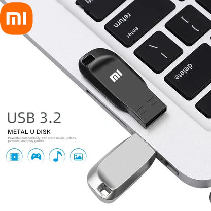 Pen Drive 2 TB USB 3.2 Flash Metal Drive 1TB Large Capacity High-Speed Transfer Storage Waterproof Memory U Disk Original