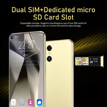 S25 Ultra New smartphone 5G 7.3-inch high-definition Android 14 Snapdragon 8gen3 10core dual SIM phone 7800mAh unlocking phone