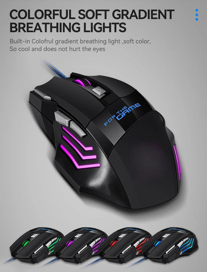 USB Mouse 2400 DPI 7 Color