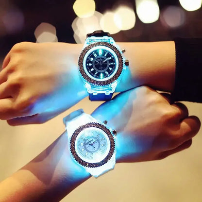 Luminous Rhinestone LED Watch