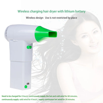 Portable Wireless Hair Dryer with Charging USB Battery Hot and Cold Blower Suitable for Outdoor Baby Pet Personal Care  Tools