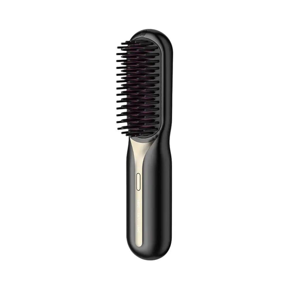 Cordless Electric Hair Brushes Straightener Brush Ionic Heat Comb For Women Travel Portable Dryer And Straightening Brush S M6Q8