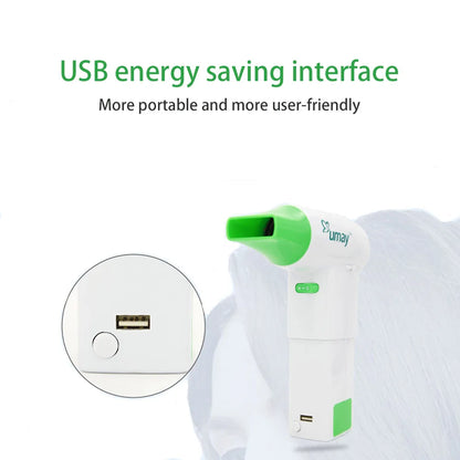 Portable Wireless Hair Dryer with Charging USB Battery Hot and Cold Blower Suitable for Outdoor Baby Pet Personal Care  Tools