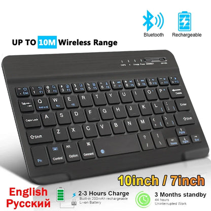 Wireless Bluetooth Keyboard 10inch Backlit Keyboard Backlight  Touchpad Keyboard Mouse For PC IOS Android Windows TV Box iPad