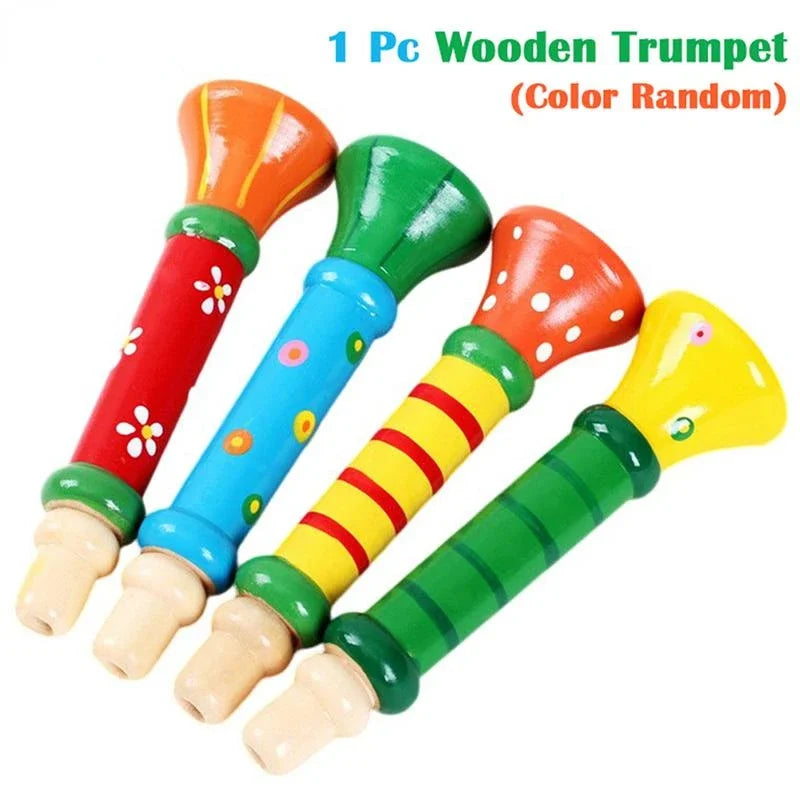 Montessori Toys Wooden Rattles Make Sound Sensory Game Baby Development Toys Learning Educational Toys for Children 1 2 3 Years