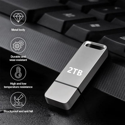 Metal Flash Drive USB Pendrive 2TB USB 3.1 Cle USB Pen Drive USB Memory 1TB File Transfer Waterproo USB Flash 64GB Free Shipping