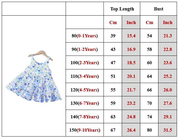 New Straps Dress Girl Clothes Children Outfit Strawberry Flower Princess