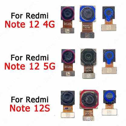 Rear Back Camera For Xiaomi Redmi Noe 12 4G Note12 5G 12S Backside Camera Module Flex Cable Mobile Phone Replacement Parts