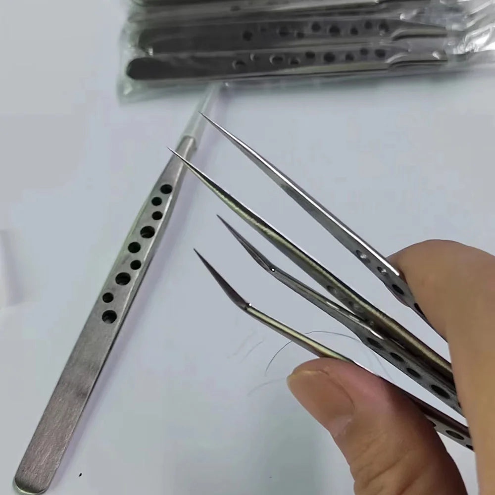 Precision Industrial Tweezers Anti-static Magnetic Stainless Steel