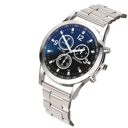 New Men Watches Luxury Band Round Watch Fashion