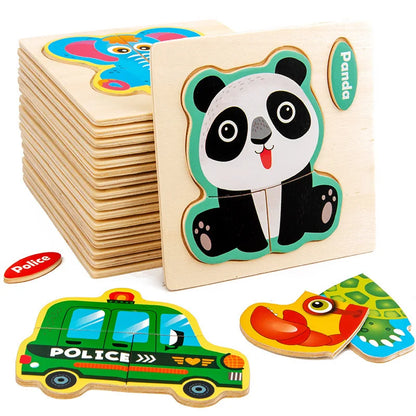 Montessori 3D Animal Puzzle