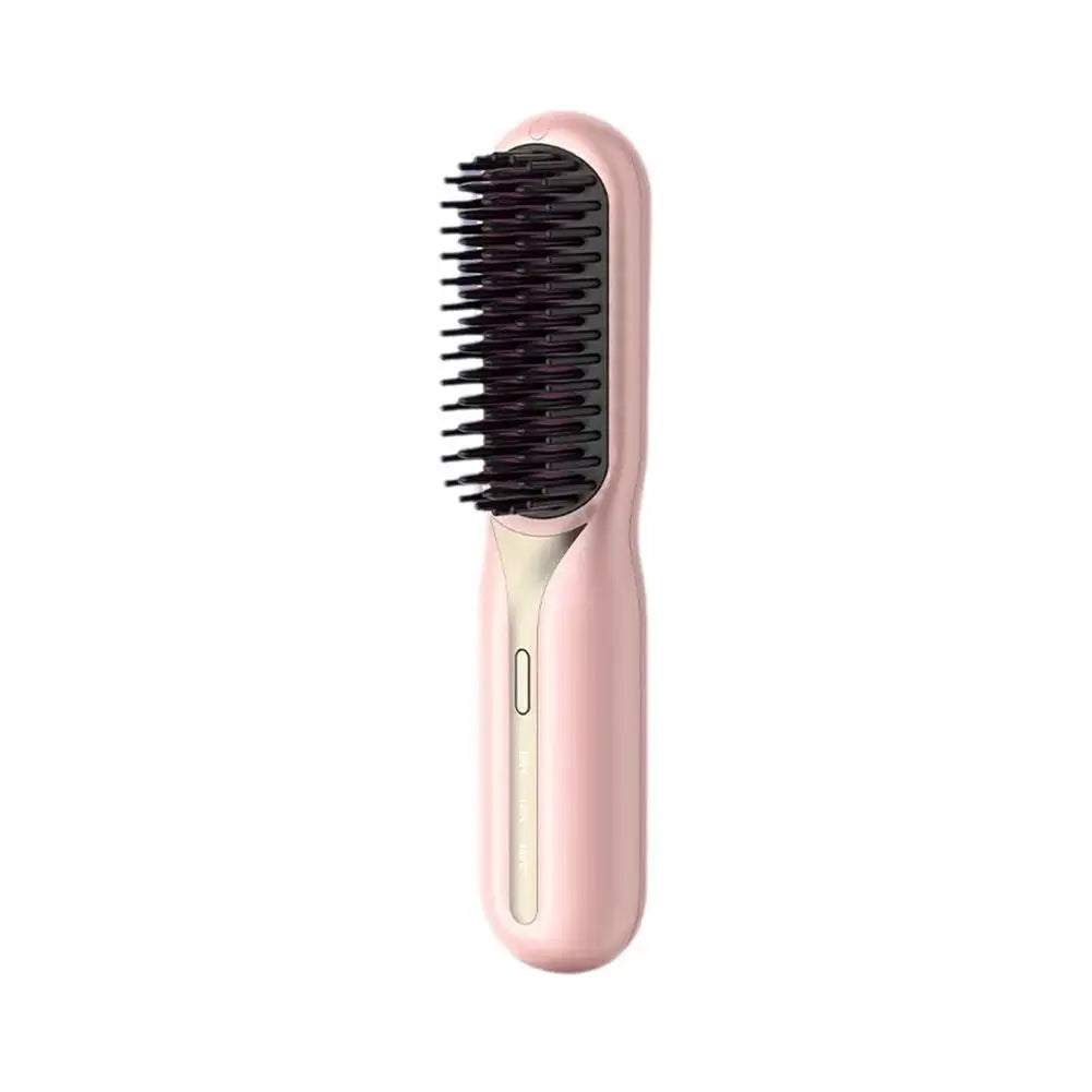 Cordless Electric Hair Brushes Straightener Brush Ionic Heat Comb For Women Travel Portable Dryer And Straightening Brush S M6Q8