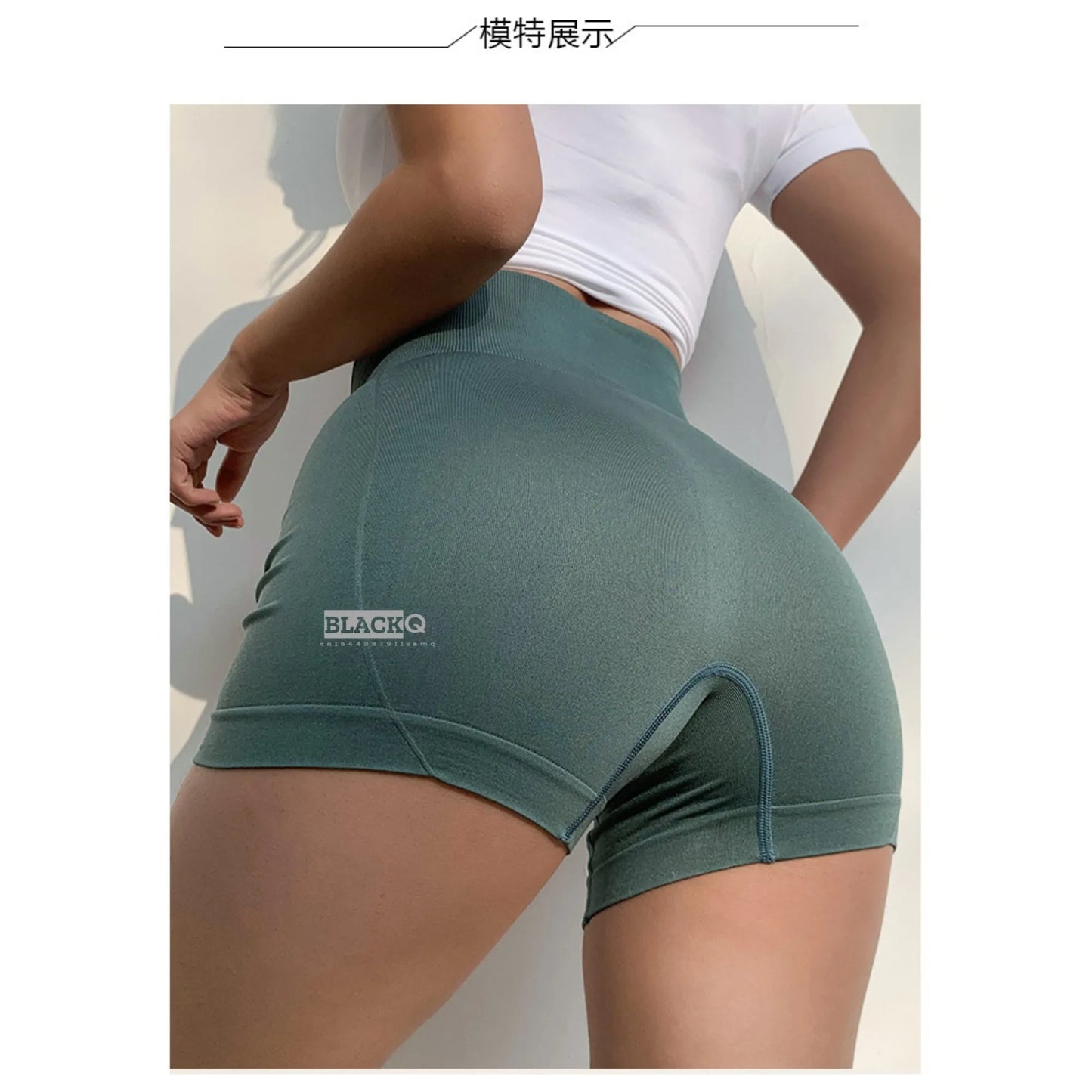 Women Seamless High Waist Sport Shorts Belly Body Shaper Fitness Cycling Running Short Casual Safety Pants Gym Yoga Clothing