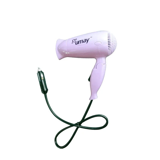 Hair Dryer Car Style Fold Blower Hot Wind and Cold Wind Available Window Defroster Drop ship Self-Driving Travel More Convenient