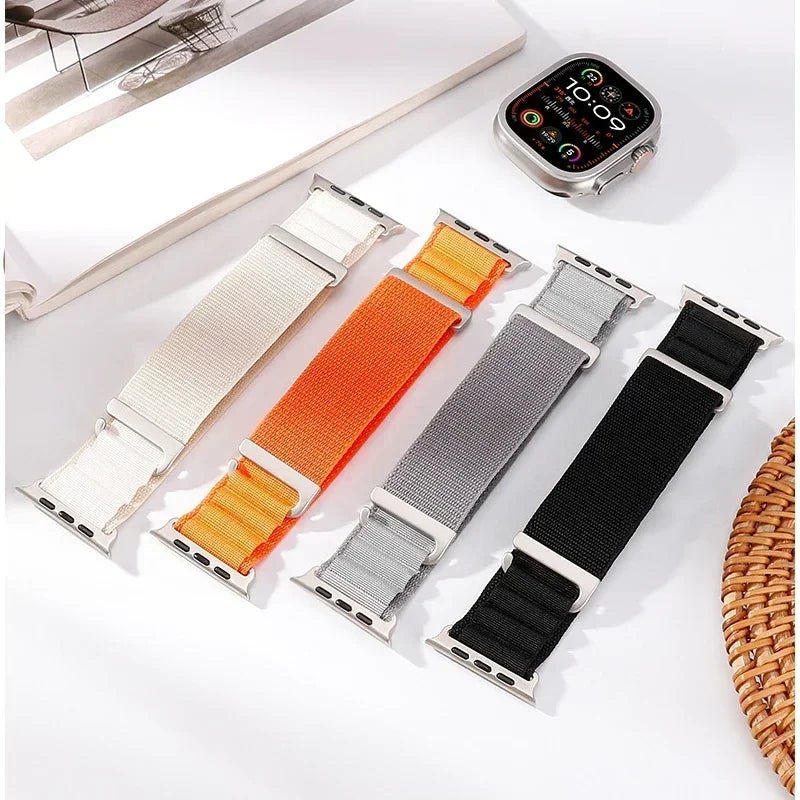 Alpine loop band for Apple watch strap 49mm 44mm 40mm 45mm 41mm 42mm 38mm 40 44 45 mm bracelet iWatch Ultra series 7 6 5 3 se 8