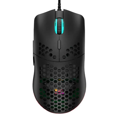 Souris de jeu filaire - Coque ultralégère en nid d'abeille rétroéclairée RVB