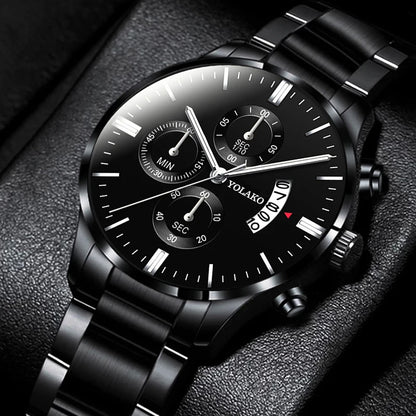 Stainless Steel Watch  Business Watches Man Clock