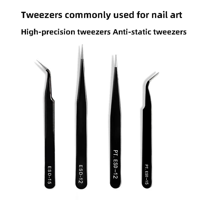 Tweezers Set False Eyelash Extension