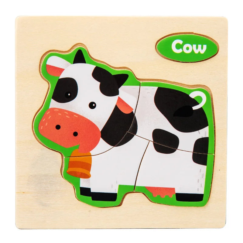 Montessori 3D Animal Puzzle