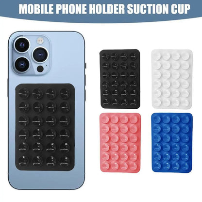 Sticky Grippy Suction Phone Case Mount for iPhone and Android