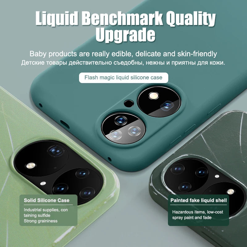 Liquid Silicone Case for Huawei