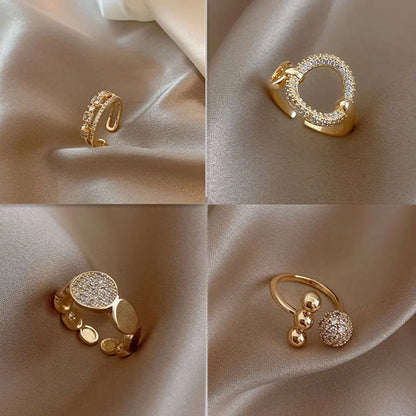 Lina's Gold Geometric Ring