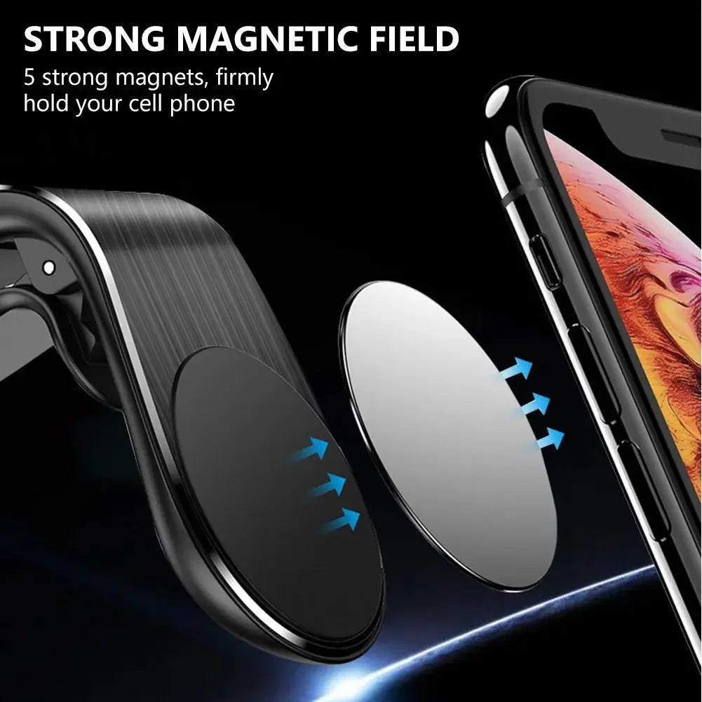 Magnetic Car Phone Holder for Various Smartphones and GPS