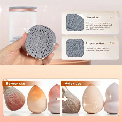 Automatic Electric Makeup Brush Cleaner 3 In 1 Automatic Spinner Makeup Brush Holder Women Brush Cleaner And Dryer Makeup Tools